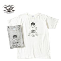 JOHN GLUCKOW ジョングラッコー Tシャツ Lot JG-CS06 "I Love Judo T" JG-CS06- I Love Judo T