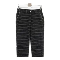 サイズ：M ADIDAS GOLF アディダスゴルフ N55236 クロップドパンツ 総柄 ブラック系 [240101515498] ゴルフウェア レディース ストスト