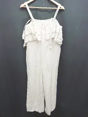 ◇ LOWRYS FARM ローリーズファーム サロペット サイズF ライトベージュ系 レディース P  【1406110010950】