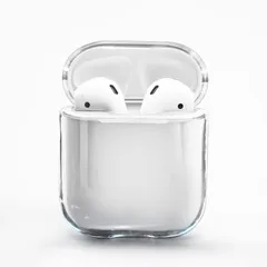 【在庫処分】(AirPods AirPods第2世代と第1世代に適用 軽量 耐衝撃 シンプル かわいい 1/2) ケース ケース ケース ソフト TPU 全面保護カバー クリア 用 エアーポッズ 透明 AirPods