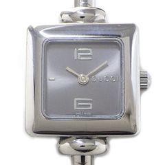 グッチ GUCCI 腕時計 バングルウォッチ 1900L スクエア グレーサンレイ文字盤 SS クオーツアナログ 【中古】のサムネイル