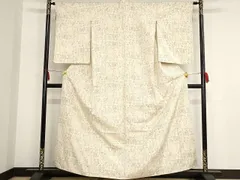 平和屋着物■上質な紬　抽象文様　正絹　逸品　AAAK2700Abw