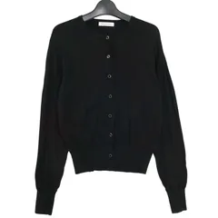 NATURAL BEAUTY BASIC ナチュラルビューティーベーシック 通年 コットン★ ニット カーディガン Sz.FR　レディース 黒