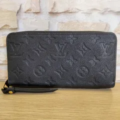 【極美品】LOUIS VUITTON　ルイ・ヴィトン　長財布　モノグラムアンプラントジッピー　ウォレット　ノワール