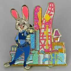 【中古】バッジ・ピンズ ジュディ・ホップス(ズートピア) 「ディズニー・ハーモニー・イン・カラー ピンコレクション」 東京ディズニーランド限定