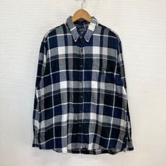D630 00s ラルフローレン オンブレチェック 長袖 ネルシャツ メンズ L