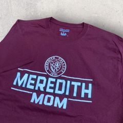 US古着 Chamrion チャンピオン Meredith College メレディス カレッジ MOM Tシャツ L ボルドー