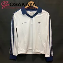 未使用 Sporty & Rich x adidas Stmt Ls Soccer Jerseyアディダス 3XL サイズ カットソー ホワイト ネイビー