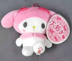 【中古】雑貨 マイメロディ うちわを持ったマスコットホルダー エンジョイアイドルシリーズ第2弾 「サンリオキャラクターズ」