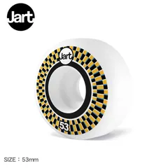 ジャート スケートボード ウィール JAWH0022A010 レディース メンズ SPIRAL 53mm 102A ウィール パック JART SKATEBOARDS カラー:ホワイト×マルチ 品番：73649009のサムネイル