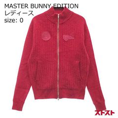 【マスターバニーエディション】リバーシブル　ゴルフウェア　セーター 赤 L マスターバニーエディション】リバーシブル ゴルフウェア セーター 赤