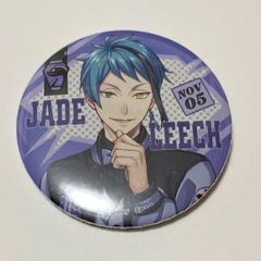 ツイステ　ツイステッドワンダーランド　ジェイド　缶バッジ　ユニオンバースデー