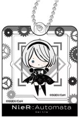 [중고]키 홀더 요르하 2호 B형(2) [NieR:Automata(니어 오토마타) Ver1. 1a 재킷 키 홀더]