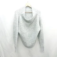 ◇ ⊇ ANDSEARCH 長袖 ニット セーター サイズM ライトグレー レディース E  【1502030027907】