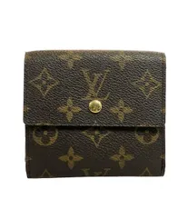 美品 ルイヴィトン ダブルホック 二つ折り財布 ポルトモネ ビエ カルトクレディ M61652 ユニセックス Louis Vuitton