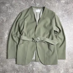 NOBLE ノーブル ベルテッドイージーポレーンジャケット レディース ミントグリーン ポリエステル 日本製 美品 タグ付き