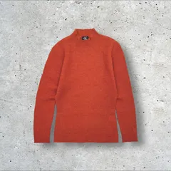 90s ヴィンテージ ck Calvin Klein ハイネック 薄手 モヘア ウール ニット セーター S