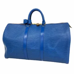 ルイヴィトン キーポル55 ボストンバッグ エピ ブルー　ヴィンテージ LOUIS VUITTON ルイヴィトン ボストンバッグ キーポル55 エピ