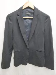 ◇ green label relaxing グリーンレーベル UNITED ARROWS 1B 長袖 テーラードジャケット サイズ38 ネイビー レディース P  【1406240039272】