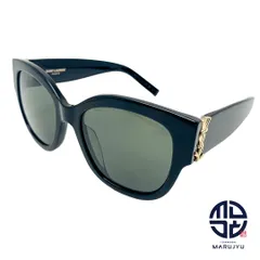 SAINT LAURENT サンローラン 黒 ブラック サイドYSLロゴ サングラス SL M95/F 001 ブランド 小物 レディース