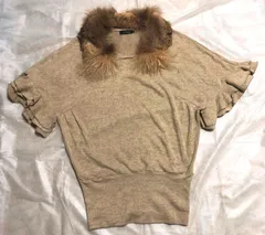 ★美品★ SCOT CLUB★☆マルチファーロングフリルセーター サイズ38☆