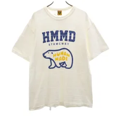 HUMAN MADE ヒューマンメイド 日本製 半袖 Tシャツ L ホワイト メンズ 古着