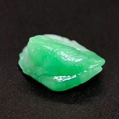 天然本翡翠 爽やか 氷種 ルース 3.40ct 薄い緑 大粒 透明度良好