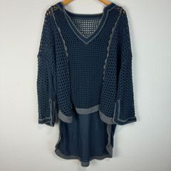 MACHATT マチャット　オーバーサイズ　ニット　シースルー　古着