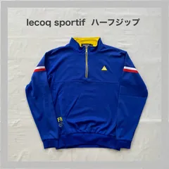 Iecoqsportif GOLF COLLECTION　ルコック スポルティフ　ルコック　ルコックゴルフ　ハーフジップ　長袖　ロゴ刺繡　秋物　トレーニングウェア　スポーツ　デサント　ゴルフ　メンズ　Ｓ