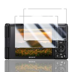【数量限定】VLOGCAM ZV-E10 2枚【国産AGC旭硝子素材】SONY / ZV-E10L ガラスフィルム / ZV-1 液晶 ZV1/ZVE10 フィルム 指紋認証 デジタルカメラ 薄型 強化ガラス SONY 貼り付け簡単 硬度9H 飛散防止 液晶保