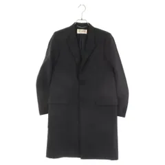 SAINT LAURENT PARIS (サンローランパリ) 13AW ピークドラペルスモーキングチェスターコート ブラック 343470のサムネイル