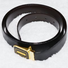 Christian Dior ヴィンテージ ベルト ロゴ ゴールド