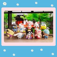 サンリオキャラクターズ フィギュア ハローキティ バットばつ丸 ポムポムプリン シナモロール ララ キキ ケロケロケロッピー ポチャッコ マイメロディ 漫画 寿司 習字 相撲 スーツ カメラ レストラン 店員さん 可愛い かわいい 海外 TOPTOY