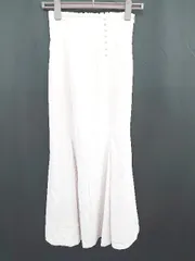 ◇ NICE CLAUP ナイスクラップ ロング丈 マーメイド スカート サイズS ピンクベージュ系 レディース P  【1406240028207】