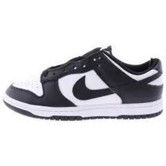 NIKE (ナイキ) DUNK LOW RETRO ダンク レトロ パンダ ローカットスニーカー ブラック/ホワイト US8.5/26.5cm DD1391-100