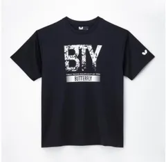 BTY-Tシャツ　ブラック×ホワイト