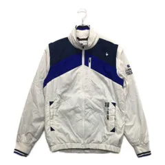 中古 メンズ ルコックスポルティフ le coq sportif フルジップアウター M 白 2WAY 中綿 防寒