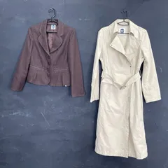 HIROKOBIS レディース トレンチコート ジャケット  2点セット 春秋用 長袖  ヒロコビス/301467