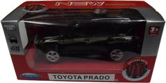 Toyota Prado ダイキャスト SUV ミニカー プルバック機能付き 1/40スケール 完成品 (ブラック)