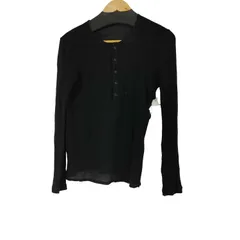 サンローランパリ SAINT LAURENT PARIS ヘンリーネック シアー 長袖カットソー メンズ import：M のサムネイル