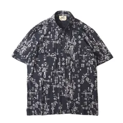 90s HERMES イエロー　ポロシャツ　イタリア製 ヴィンテージ エルメスポロシャツ サドルステッチ 半袖 サイズXXL 黄色 メンズ