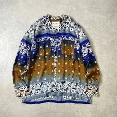 NOMA t.d. Draw Your Garden Shirt 総柄 キュプラ シャツ ノーマティーディーのサムネイル