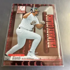 MLB 2001 Donruss Elite Jason Giambi 883/975 シリアル　Oakland Athletics No.25