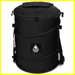 【人気商品】，【特価商品】，【特価】45L アウトドアギアボックス 自立型 キャンプゴミ箱 ソフト ポップアップ 折りたたみ式 蓋付き ゴミ分別可能 防水ボトム OneTigris 撥水 ペグ打つ可能 風に強い 多機能 ブラック