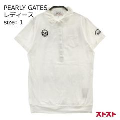 PEARLY GATES ポロシャツ ホワイト サイズ1 - メルカリ