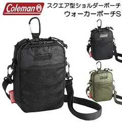 スマホや長財布も入る スクエア型ショルダーポーチ コールマン ウォーカーポーチS Coleman