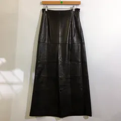 美品　エスカーダ　レザースカートスカート丈63cm