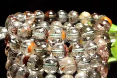 半々タイプ ガーデンクォーツ　9mm　ブレスレット 1個売り パワーストーン 天然石 _BG5962-9