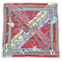 HERMES　エルメス　カレ90　スカーフ　BRIDES ET GRIS-GRIS 馬勒とチャーム　aq11050
