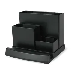 カール事務器 デスクオーガナイザー 卓上収納・整理 ブラック TS-003-K (1点)